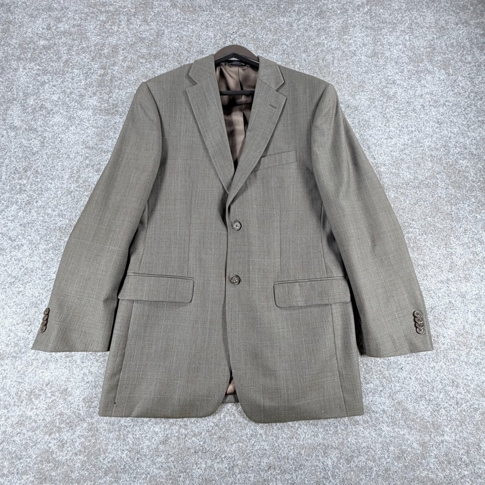 Tommy‎ Hilfiger Wool Blazer Mens 38R Gray Regular Fit Classic Single Breasted